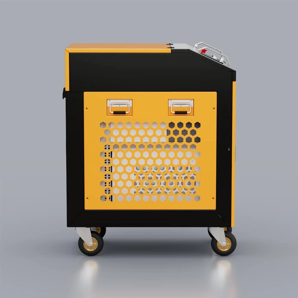 Rail Rust Removal Laser Cleaning 300W Pulse Laser Cleaning Machine