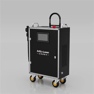 Resväska 300 Watt Pulse Laser Wave Laser Rengöringsmaskin För Utomhus Ytterväggsrengöring