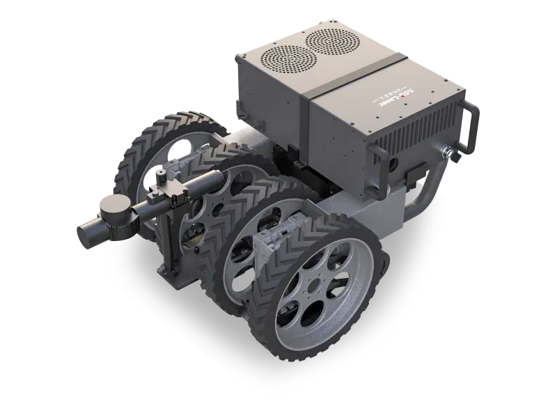 Innovativ vägg-klättrande laserrengöringsrobot för stora flyg- och varvsindustrin