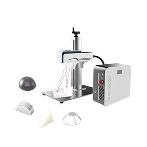 20W 3D Fokus Laser Markeringsmaskin Dynamisk Fiber Laser Engraving Machine