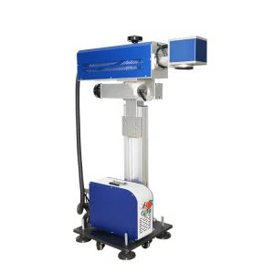 High Speed ​​20W Co2 Online Flying Laser Marking Machine med CE-certifiering