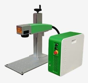 20W 30W bärbar fiberlasermarkör Lasermärkningsmaskin för metall